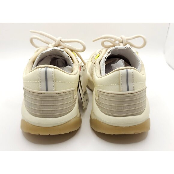 ZARA Beige White Translucent Mesh Trainer Sneakers w/ Memory Foam NWT US1 EU32 - Picture 7 of 12